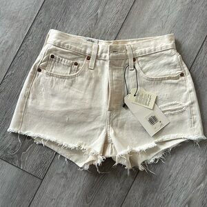 Levi’s ripped shorts